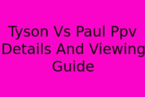 Tyson vs paul 2 million