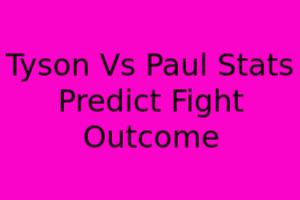 Tyson vs paul rules of fight