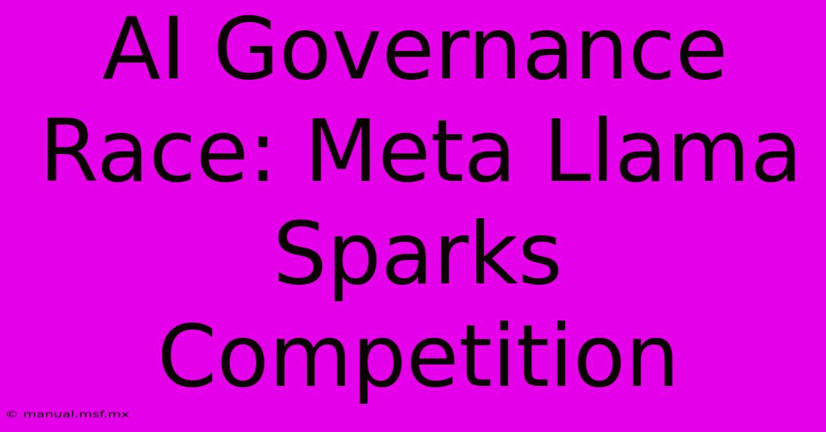 AI Governance Race: Meta Llama Sparks Competition