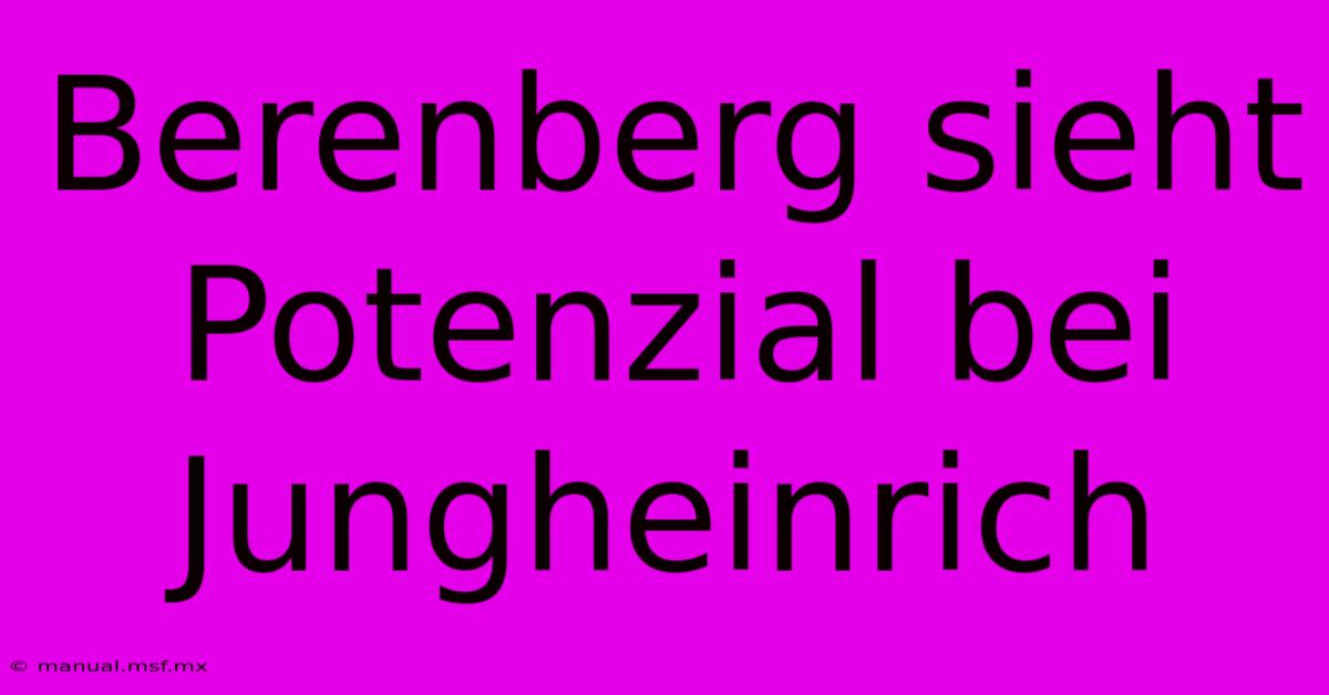 Berenberg Sieht Potenzial Bei Jungheinrich