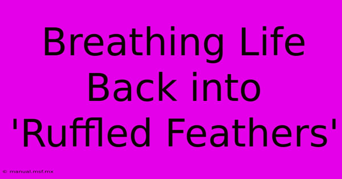 Breathing Life Back Into 'Ruffled Feathers' 