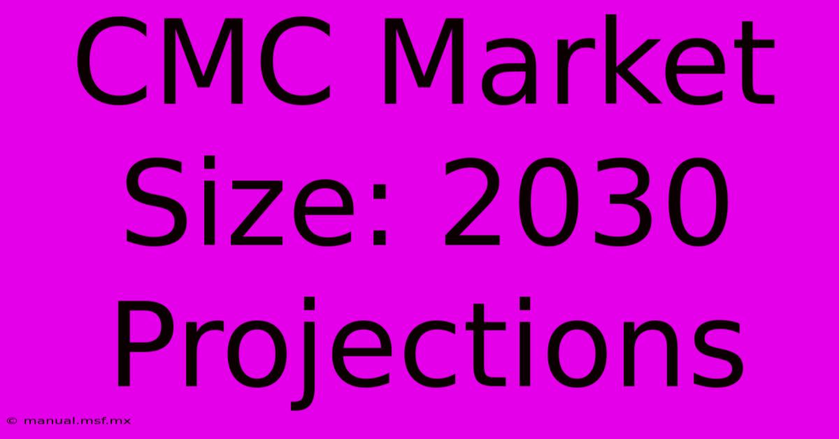 CMC Market Size: 2030 Projections