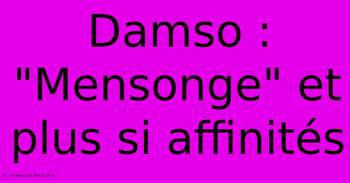 Damso : 